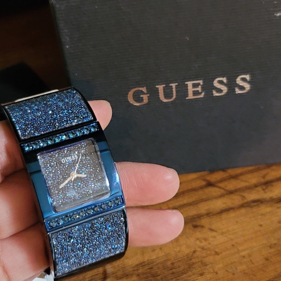 Nwt guess watch blue main image 5